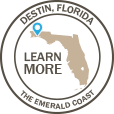 destin area map badge logo